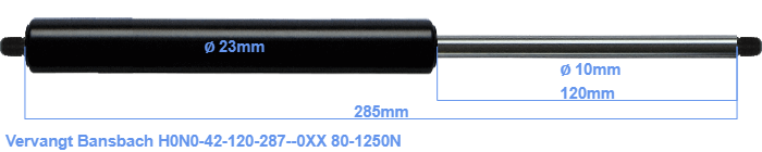 Bansbach H0N0-42-120-287--0XX