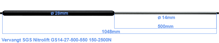 SGS Nitrolift GS14-27-500-550
