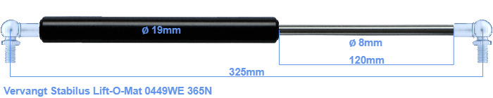 Stabilus Lift-O-Mat 0449WE