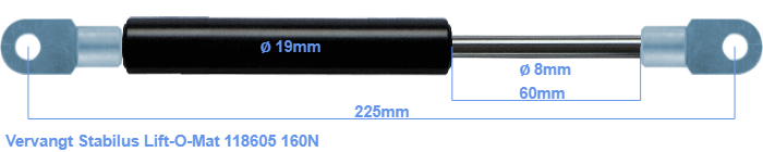 Stabilus Lift-O-Mat 118605