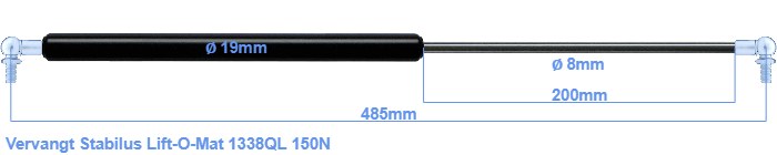 Stabilus Lift-O-Mat 1338QL