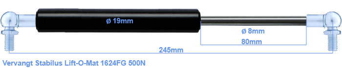 Stabilus Lift-O-Mat 1624FG