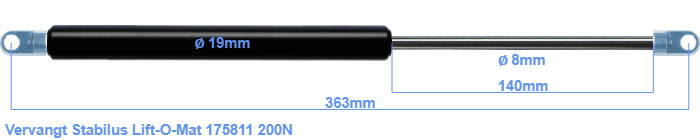 Stabilus Lift-O-Mat 175811