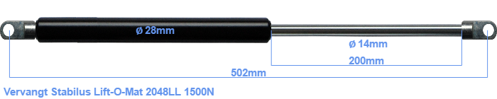 Stabilus Lift-O-Mat 2048LL