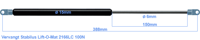 Stabilus Lift-O-Mat 2166LC