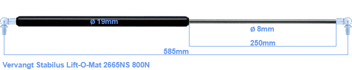 Stabilus Lift-O-Mat 2665NS