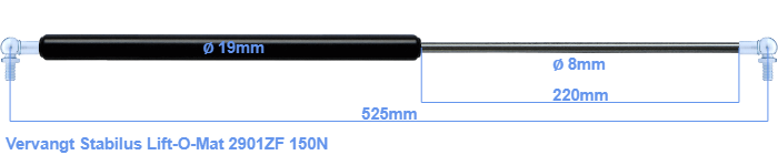 Stabilus Lift-O-Mat 2901ZF