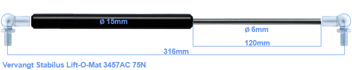 Stabilus Lift-O-Mat 3457AC