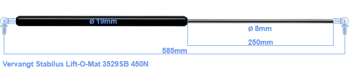 Stabilus Lift-O-Mat 3529SB