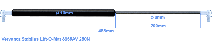 Stabilus Lift-O-Mat 3665AV