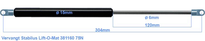 Stabilus Lift-O-Mat 381160