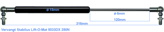 Stabilus Lift-O-Mat 5033DX