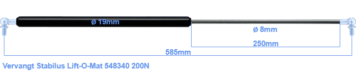 Stabilus Lift-O-Mat 548340