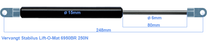 Stabilus Lift-O-Mat 6950BR