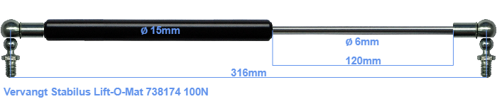 Stabilus Lift-O-Mat 738174