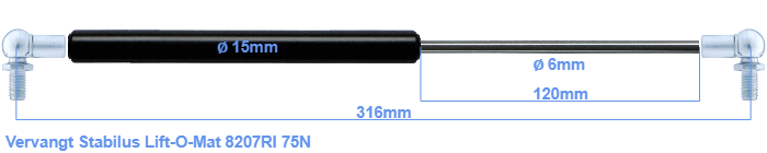 Stabilus Lift-O-Mat 8207RI