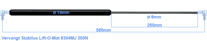 Stabilus Lift-O-Mat 8304MJ