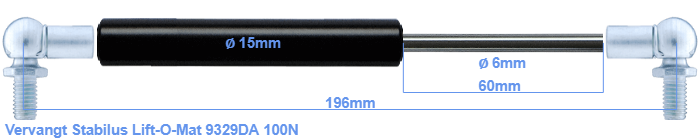 Stabilus Lift-O-Mat 9329DA