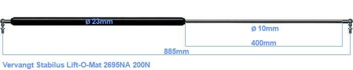 Stabilus Lift-O-Mat 2695NA