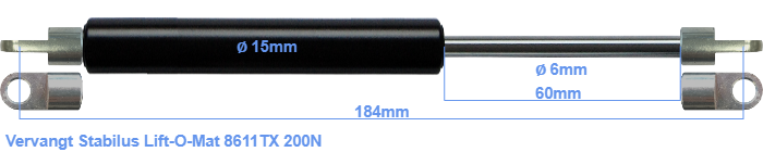 Stabilus Lift-O-Mat 8611TX
