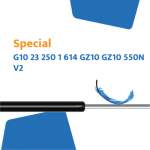 Hahn gasveer G10 23 250 1 614 GZ10 GZ10 550N RVS 304