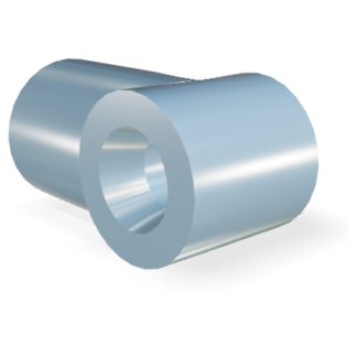 M10 Kunststof schroefoog 21/24mm (18mm dik, gat 8.1mm) (max. 1450N)