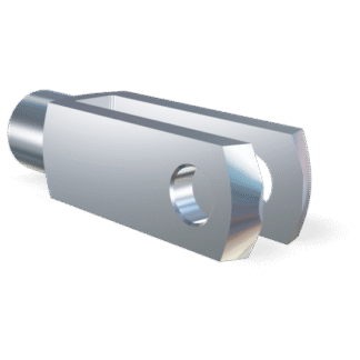 M10 RVS 316 Gaffel (60mm)