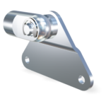 M10 RVS 316 Schroefoog (27mm) en plaat (max. 1200N)