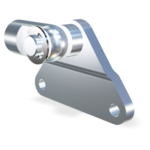 M10 Schroefoog (27mm) en plaat (max. 2500N)