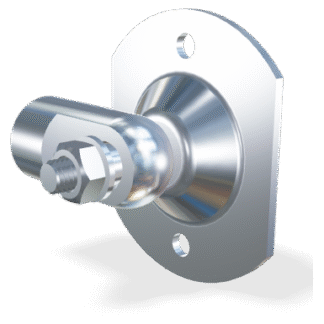 M10 Schroefoog (27mm) en ronde plaat (max. 1200N) M10 Schroefoog (27mm) en ronde plaat (max. 1200N)