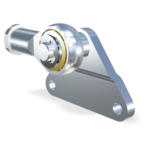M10 Stangkop (43mm) en plaat (max. 3000N)