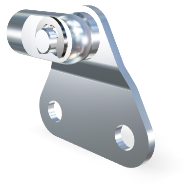 M3.5 Schroefoog (11mm) en plaat