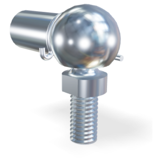 M5 Kogelgewricht 18mm (kogel met M5)