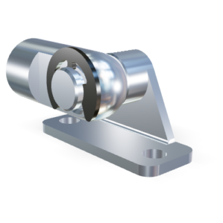 M5 RVS 304 Schroefoog (16mm) en beugel (max. 180N)