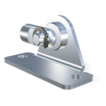 M5 RVS 304 schroefoog (16mm) en beugel M5 RVS 304 schroefoog (16mm) en beugel