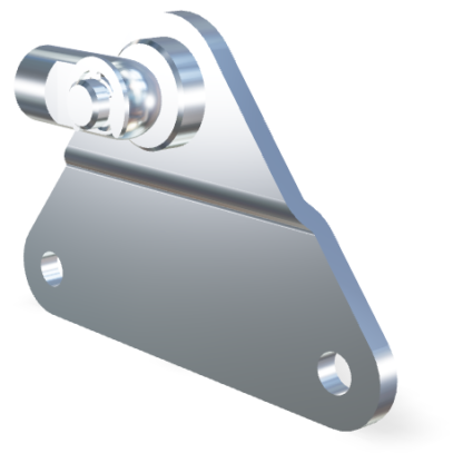 M5 RVS 316 schroefoog (16mm) en plaat