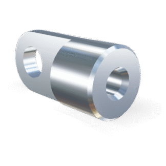 M5 Schroefoog 20mm (3mm dik, gat 6.1mm)