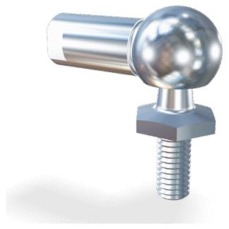 M6 RVS 316 Kogelgewricht (kogel met M6)