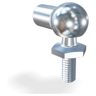 M8 Kogelgewricht (buitendraad M6) (max. 800N)