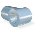 M8 Kunststof schroefoog 21/24mm (18mm dik, gat 8.1mm)