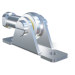 M10 Stangkop (43mm) en beugel (max. 3000N)