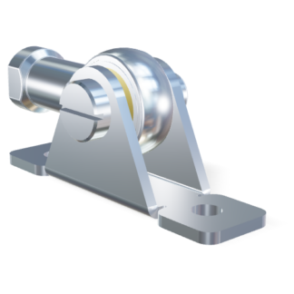 M10 Stangkop (43mm) en beugel (max. 3000N)