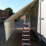 Gasveer paarden aanhanger