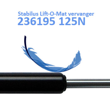 Vervanger voor Stabilus Lift-O-Mat 236195 125N (Ikea)